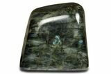 Flashy Free-Standing Polished Labradorite - Brilliant Blue #361973-1